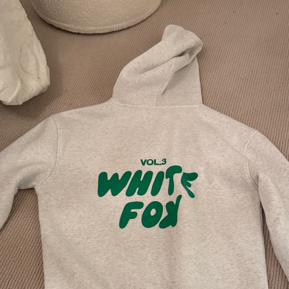White Fox Boutique Cream Hoodie - Picture 3 of 4